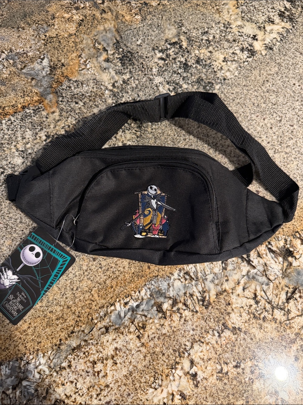 Nightmare Before Christmas Embroidered Belt Bag